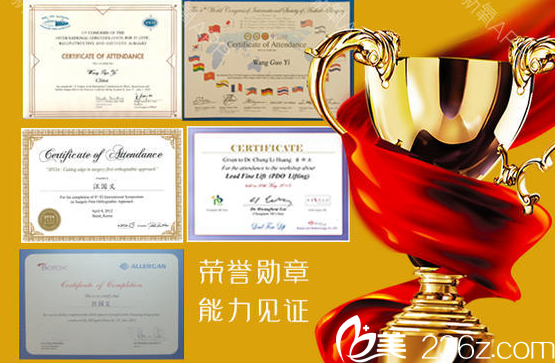 汪国义所获荣誉奖章